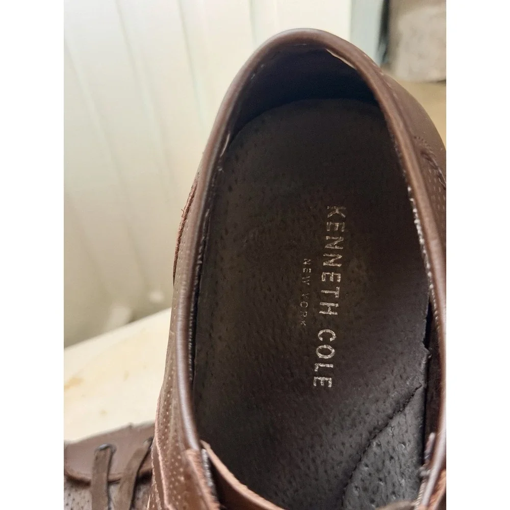 Kenneth Cole New York Brand Wagon 2 Men's Size 11 M Brown Leather  Sneaker
